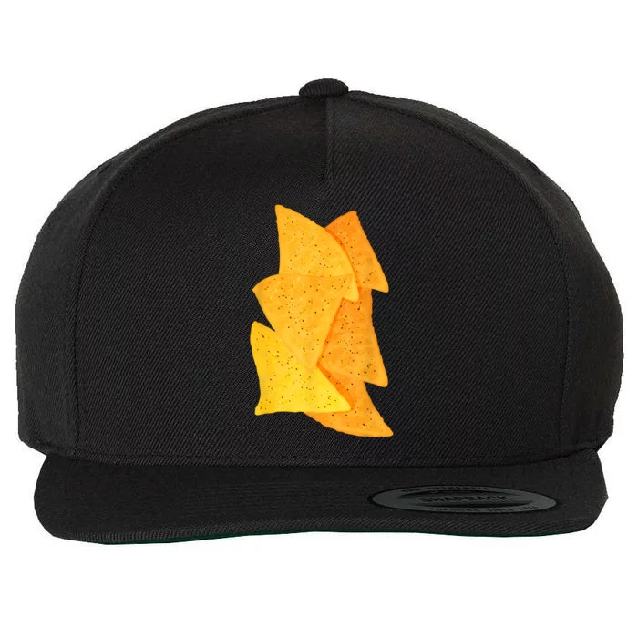 Chips Tortilla Chips Costume Wool Snapback Cap