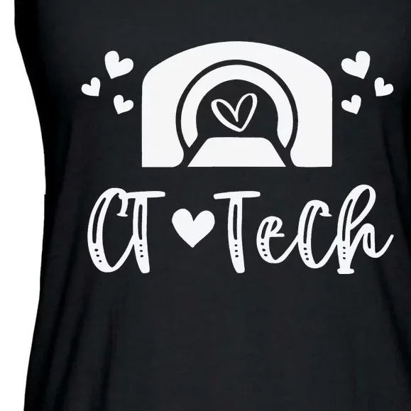 CT Tech Computed Tomography Technologist Radiology CT Scan Ladies Essential Flowy Tank