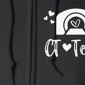 CT Tech Computed Tomography Technologist Radiology CT Scan Full Zip Hoodie