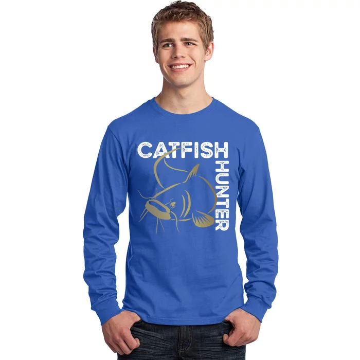 Catfishing Tackle Channel Catfish Hunter Boilies Fishing Cool Gift Tall Long Sleeve T-Shirt