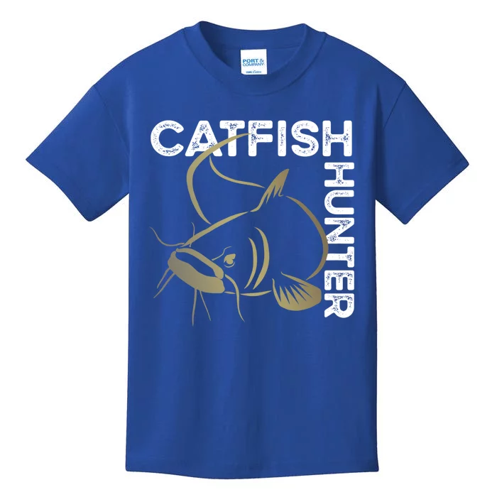 Catfishing Tackle Channel Catfish Hunter Boilies Fishing Cool Gift Kids T-Shirt