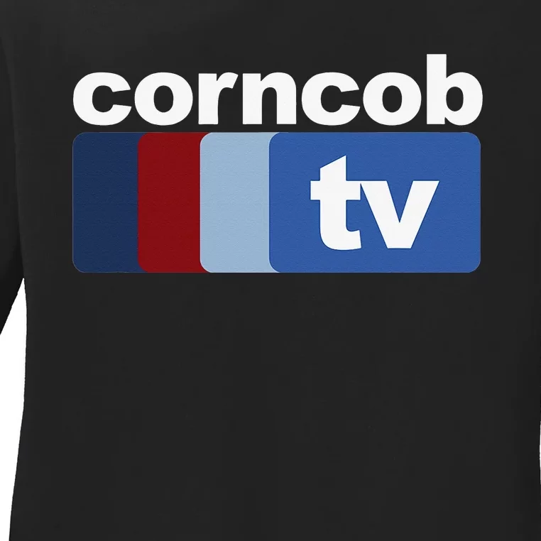 Corncob TV Ladies Long Sleeve Shirt