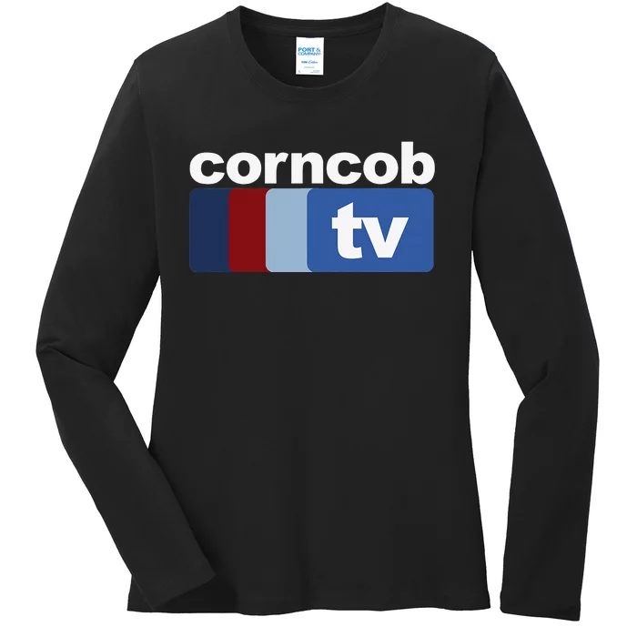 Corncob TV Ladies Long Sleeve Shirt