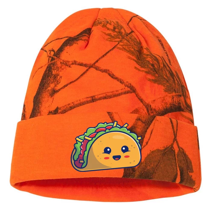 Cute Taco Cartoon Kati - 12in Camo Beanie