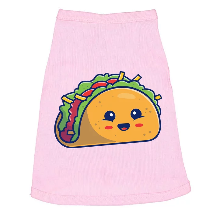 Cute Taco Cartoon Doggie Tank