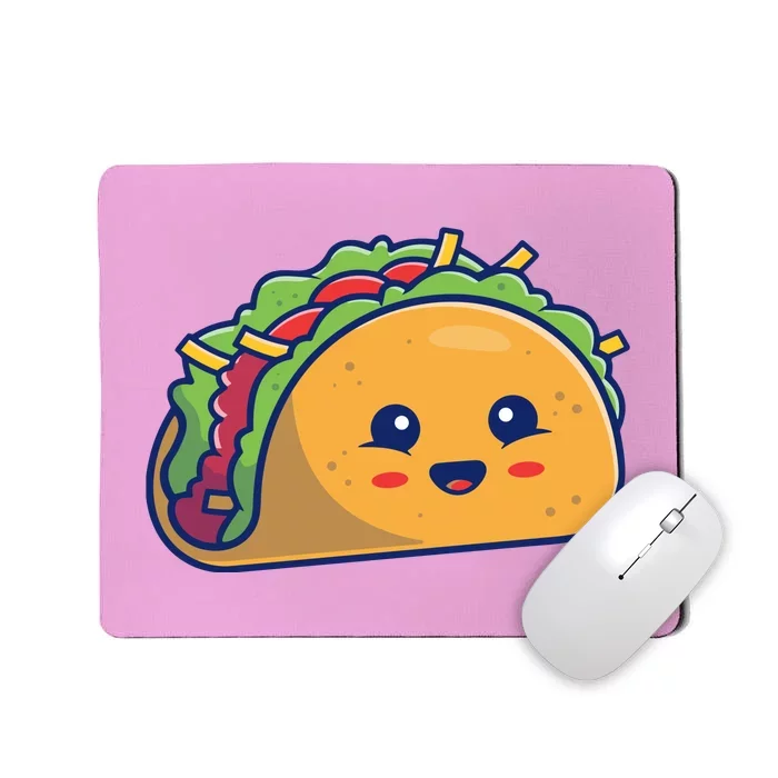 Cute Taco Cartoon Mousepad