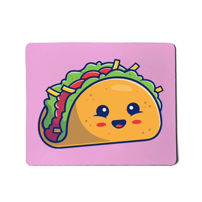 Cute Taco Cartoon Mousepad