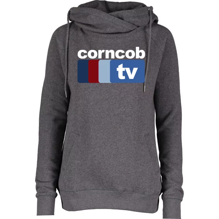 Corncob TV Womens Funnel Neck Pullover Hood