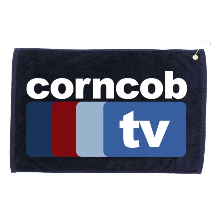 Corncob TV Grommeted Golf Towel