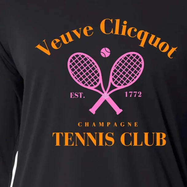 Champagne Tennis Club Cooling Performance Long Sleeve Crew