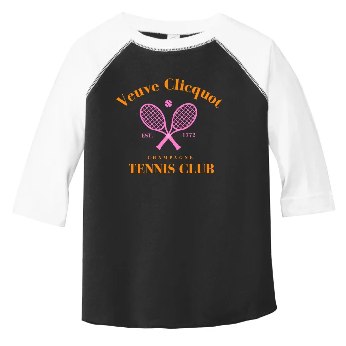 Champagne Tennis Club Toddler Fine Jersey T-Shirt