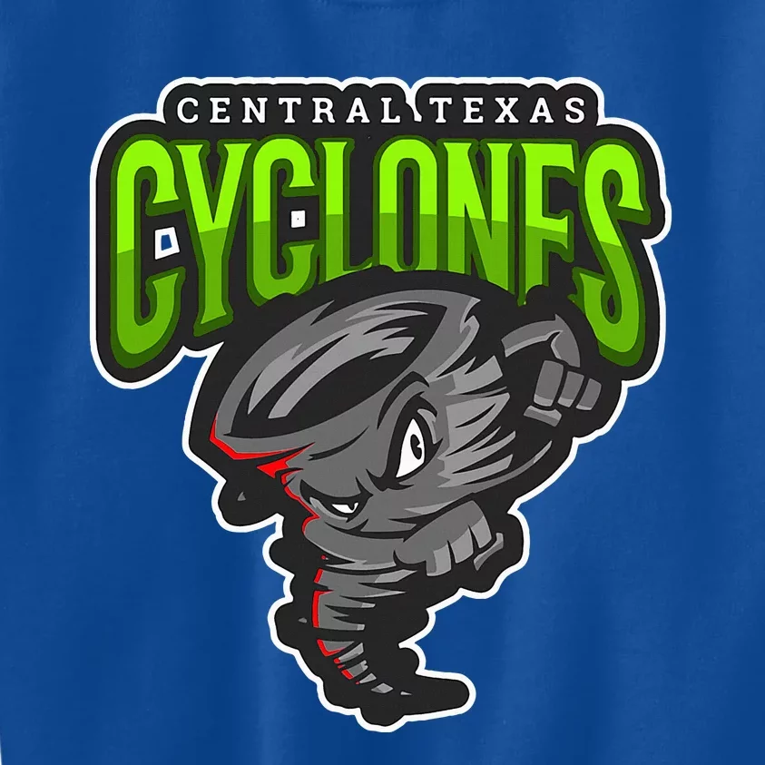 Central Texas Cyclones Merch Kids Sweatshirt