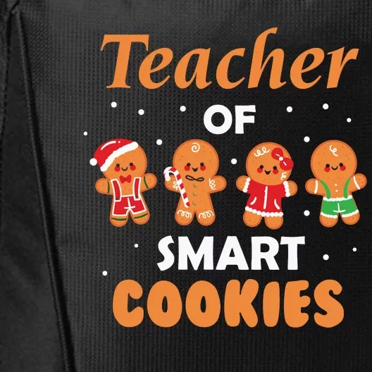 Christmas Teacher Cute Gingerbread City Backpack