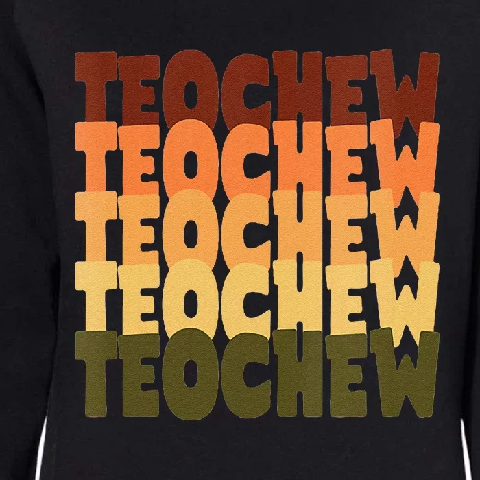 Chinese Teochew Womens California Wash Sweatshirt