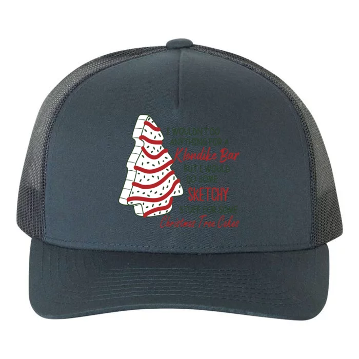 Christmas Tree Cake Christmas Yupoong Adult 5-Panel Trucker Hat