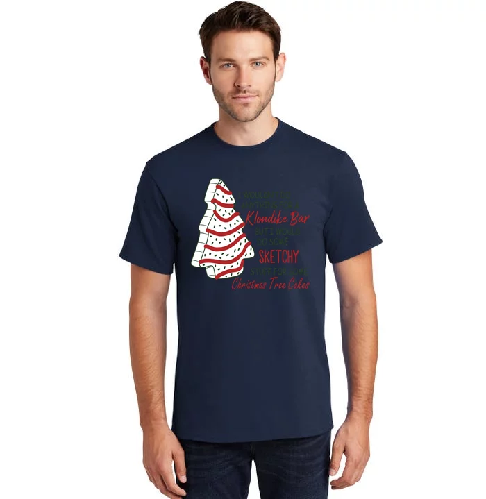 Christmas Tree Cake Christmas Tall T-Shirt