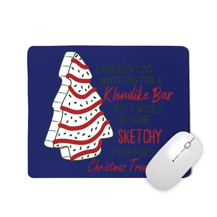 Christmas Tree Cake Christmas Mousepad