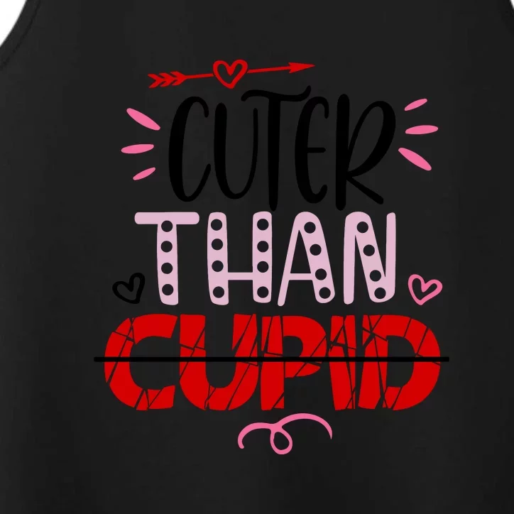 Cuter Than Cupid Valentine's Day Gift Performance Tank