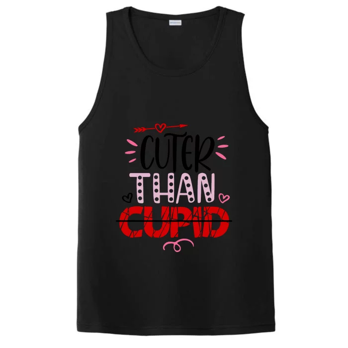 Cuter Than Cupid Valentine's Day Gift Performance Tank