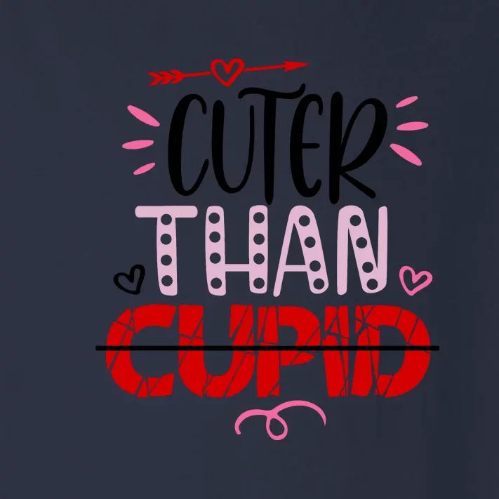 Cuter Than Cupid Valentine's Day Gift Toddler Long Sleeve Shirt