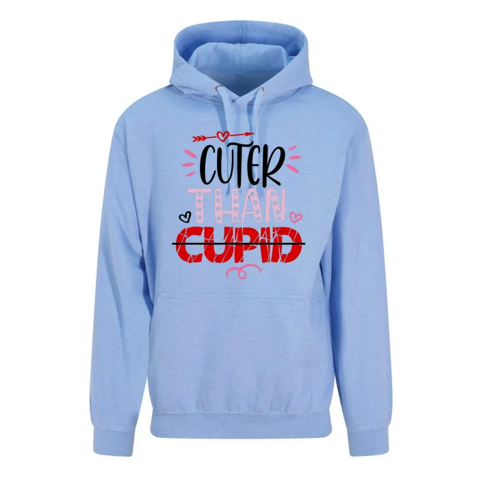 Cuter Than Cupid Valentine's Day Gift Unisex Surf Hoodie