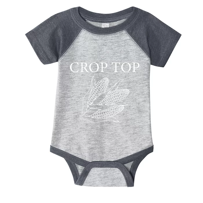 Crop Top Corn Gift For Farm Girl Infant Baby Jersey Bodysuit