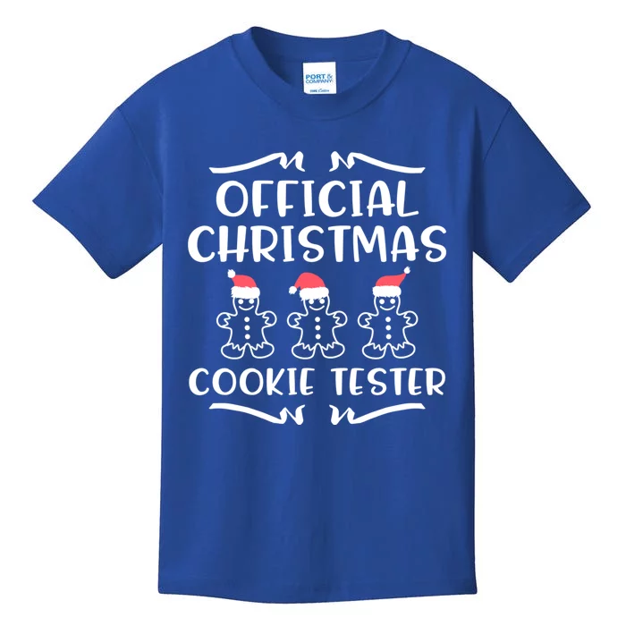 Cookie Tester Chocolate Chip Baker Offiicial Christmas Great Gift Kids T-Shirt