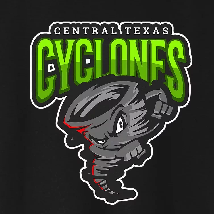 Central Texas Cyclones Merch Women's Crop Top Tee