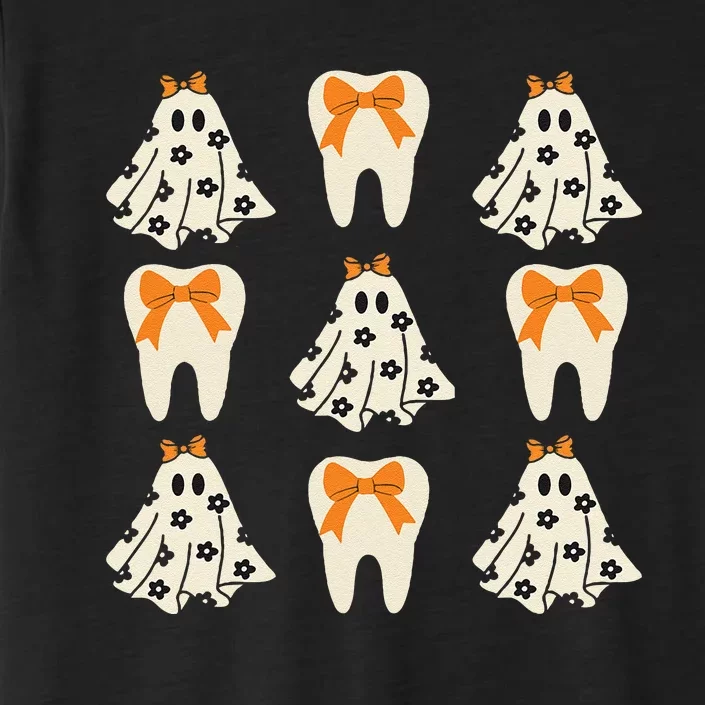 Cute Tooth Coquette Halloween Dental Hygiene Student ChromaSoft Performance T-Shirt