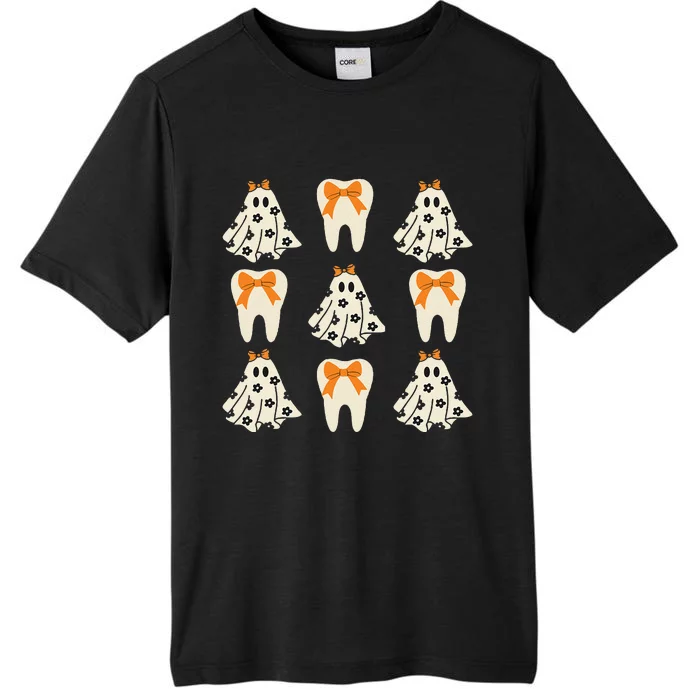 Cute Tooth Coquette Halloween Dental Hygiene Student ChromaSoft Performance T-Shirt