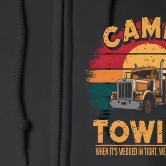 Camel Towing Cool Humor Adult Humor Camel Towing Full Zip Hoodie