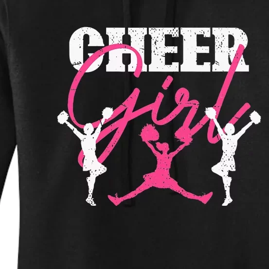 Cheer Team Cheerleading Cheering  Cheerleader Women's Pullover Hoodie