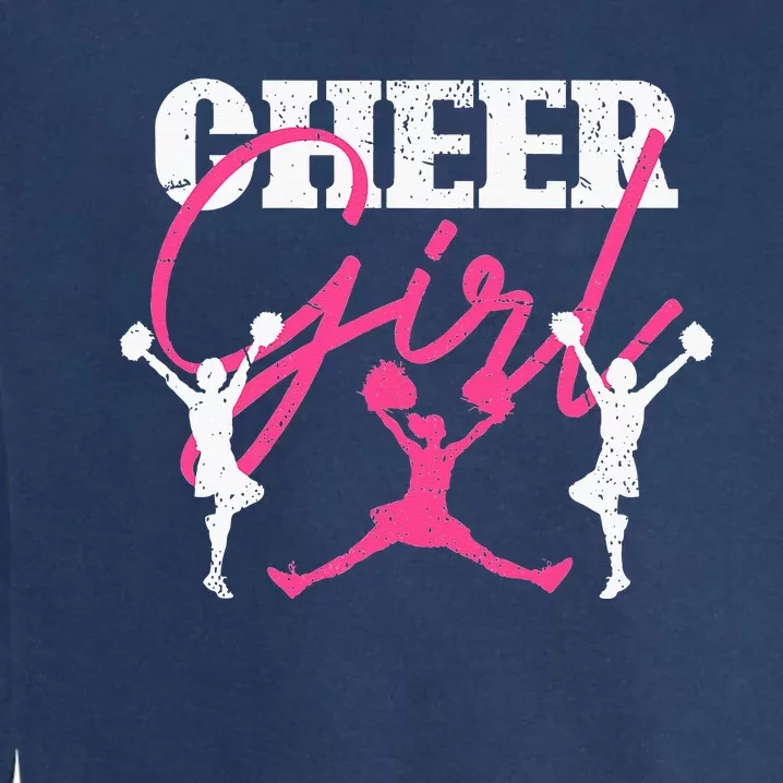 Cheer Team Cheerleading Cheering  Cheerleader Garment-Dyed Sweatshirt