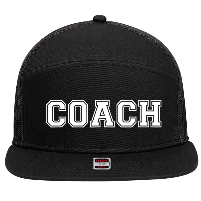 Coach TShirt 7 Panel Mesh Trucker Snapback Hat