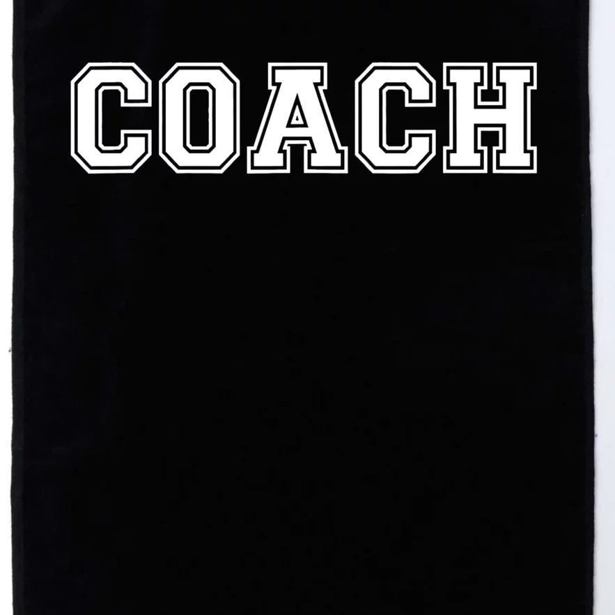 Coach TShirt Platinum Collection Golf Towel