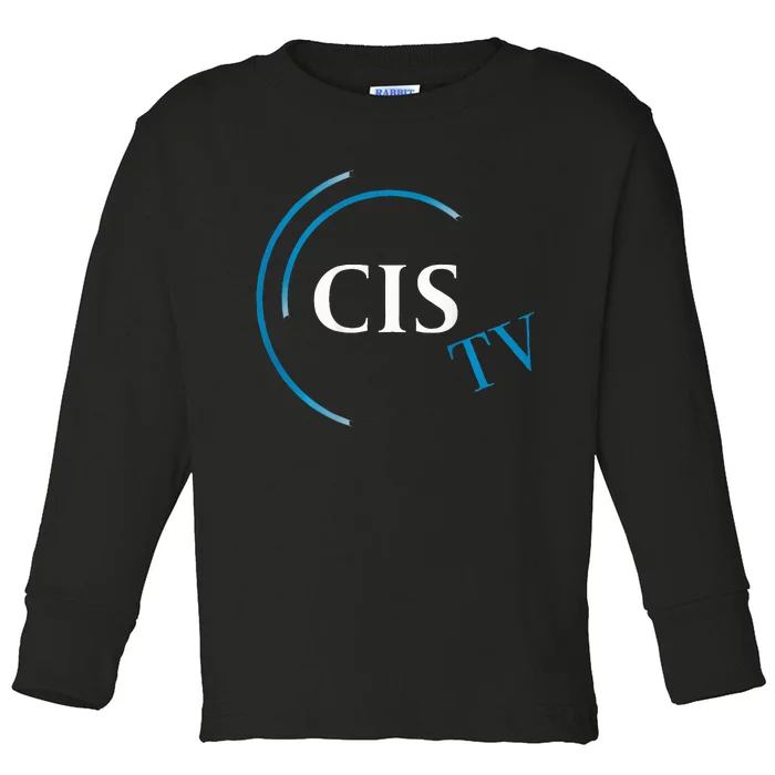 Cis Tv Crew Pocket Logo Toddler Long Sleeve Shirt