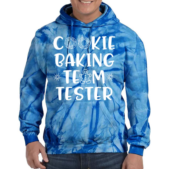 Cookie Tester Chocolate Chip Baker Tasting Christmas Gift Tie Dye Hoodie