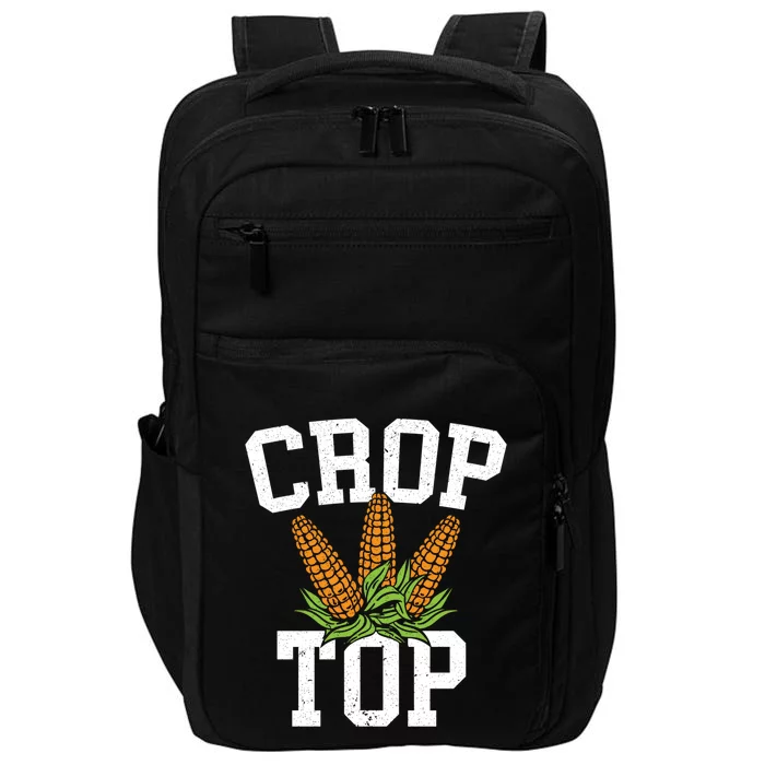 Crop Top Corn Farming Agriculturist Aggriculture Farmer Cute Gift Impact Tech Backpack