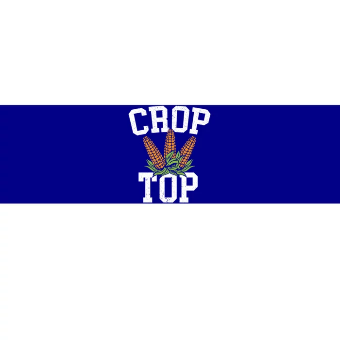 Crop Top Corn Farming Agriculturist Aggriculture Farmer Cute Gift Bumper Sticker