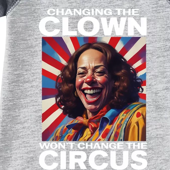 Changing The Clown WonT Change The Circus Kamala Clown Infant Baby Jersey Bodysuit