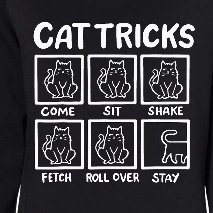 Cat Tricks Womens California Wash Sweatshirt