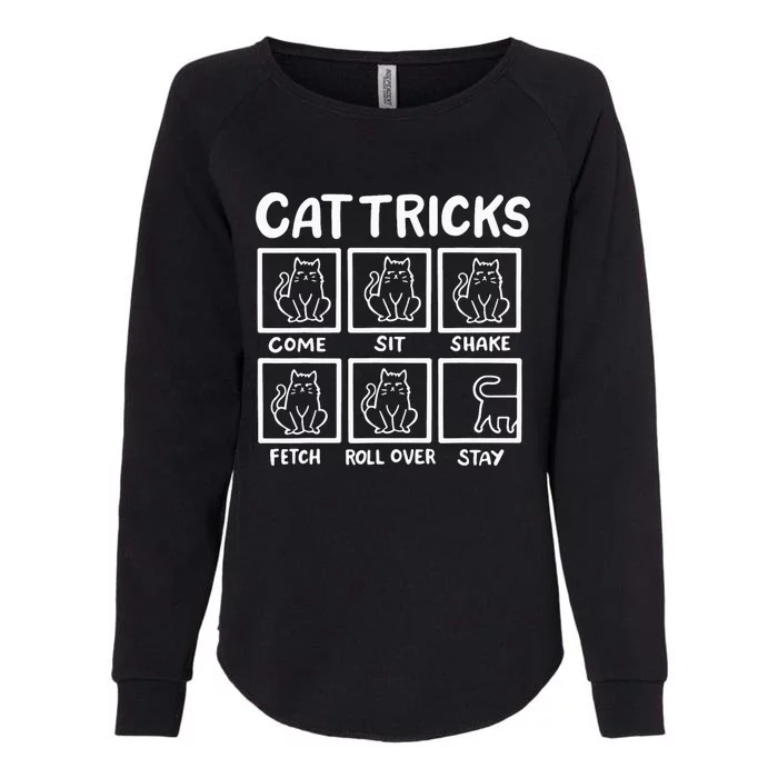 Cat Tricks Womens California Wash Sweatshirt