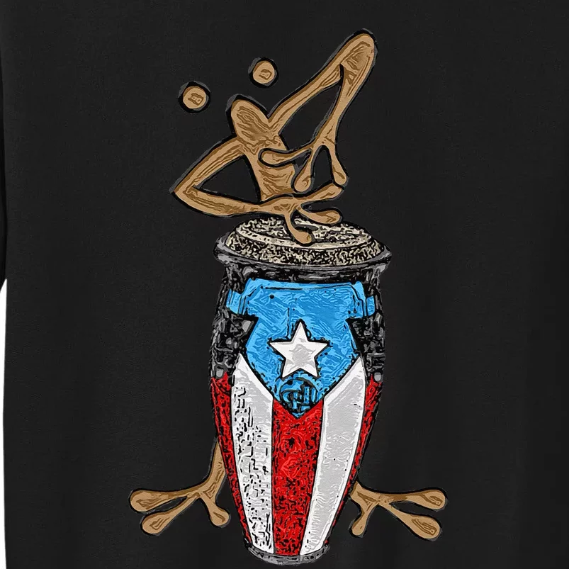 Coqui Taino Conga Boricua Puerto Rican Flag Gift Sweatshirt