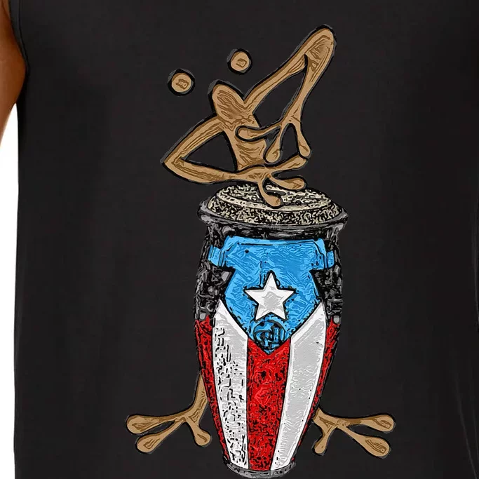 Coqui Taino Conga Boricua Puerto Rican Flag Gift Comfort Colors® Tank Top