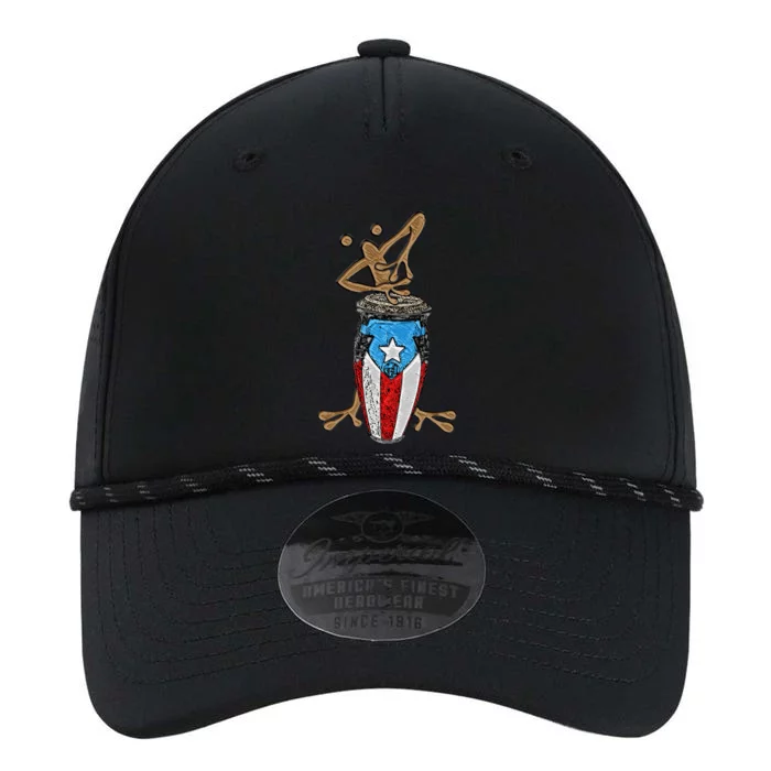 Coqui Taino Conga Boricua Puerto Rican Flag Gift Performance The Dyno Cap