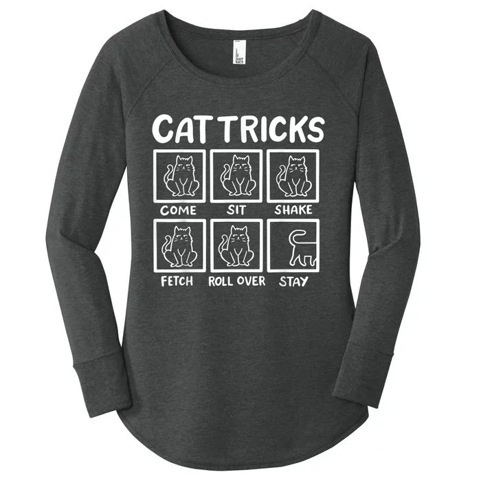 Cat Tricks Women's Perfect Tri Tunic Long Sleeve Shirt