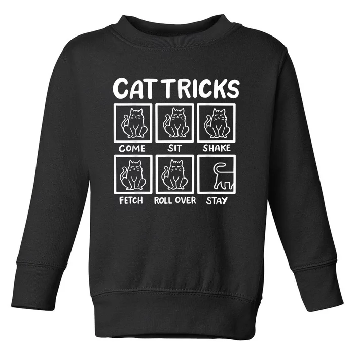 Cat Tricks Toddler Sweatshirt