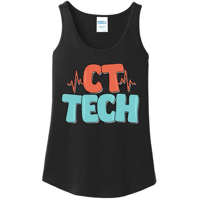 CT Tech Computed Tomography Technologist Radiology Ladies Essential Tank