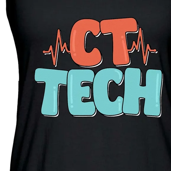 CT Tech Computed Tomography Technologist Radiology Ladies Essential Flowy Tank