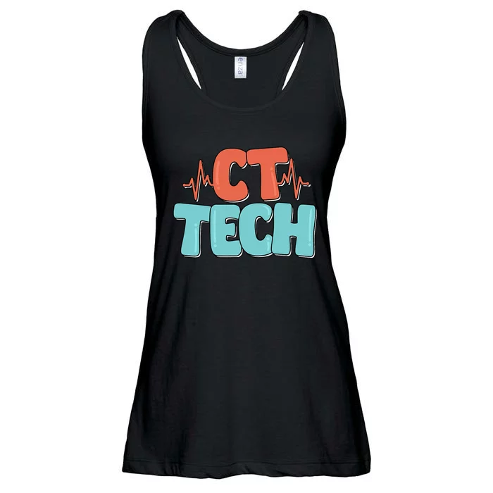 CT Tech Computed Tomography Technologist Radiology Ladies Essential Flowy Tank